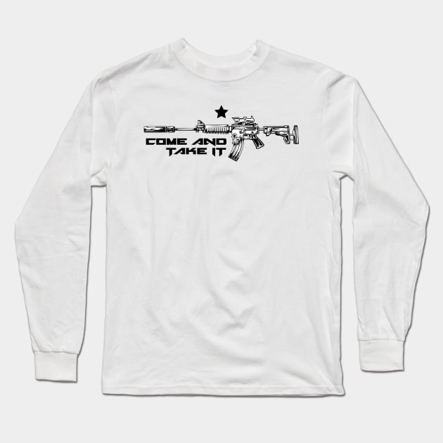 Come and Take It Long Sleeve T-Shirt by LiberTeeShirts